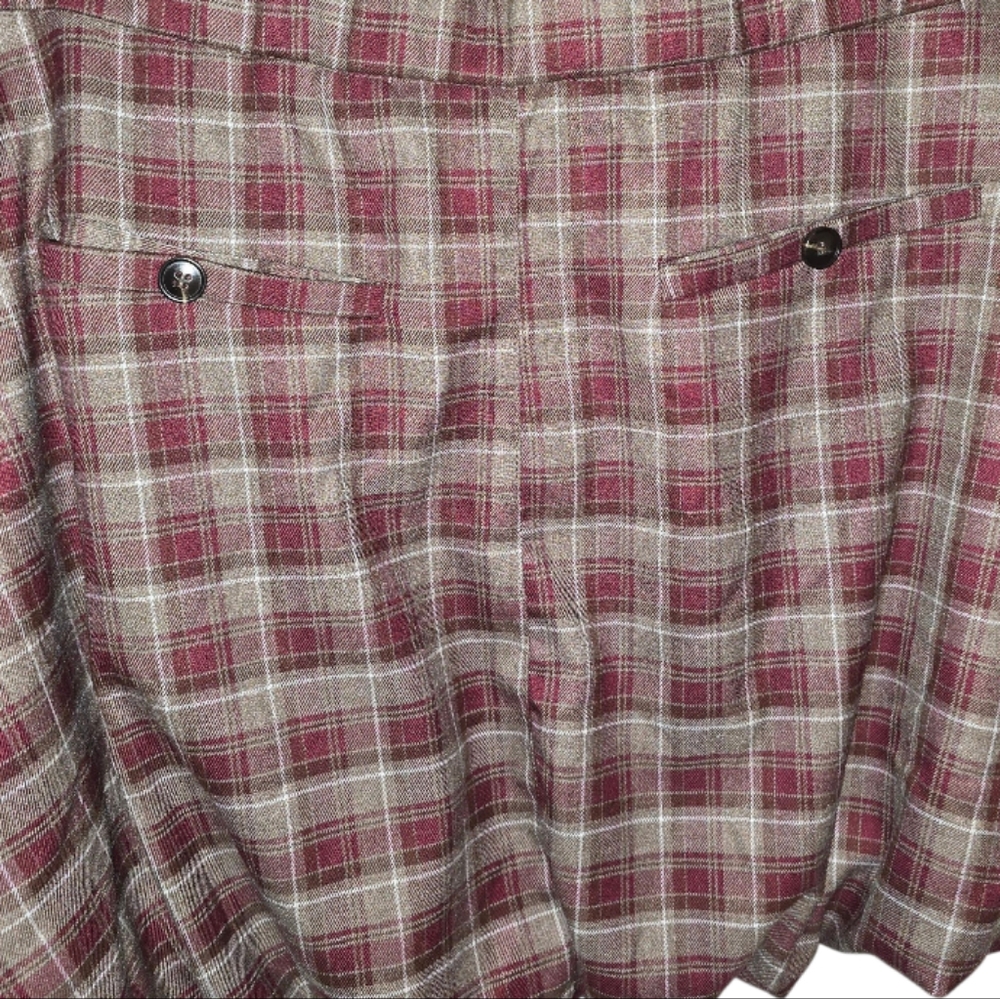 Emerson Lang School Plaid‎ Career Academia Bubble Women's Mini Skirt Size XL NEW - Picture 6 of 9
